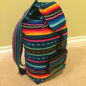 Sunset Mexico Backpack /w buckle & pocket!
